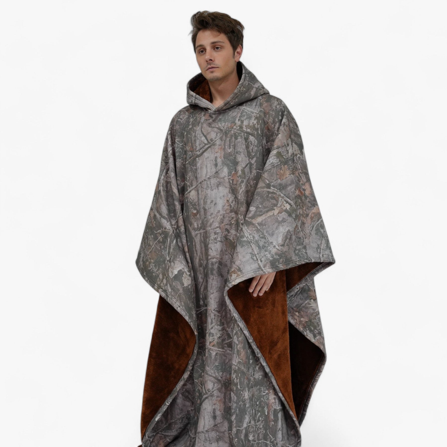 Lizett | Fleece Poncho met capuchon - Ultiem comfort en stijl- €25 : Lizett | Fleece Poncho met capuchon - Ultiem comfort en stijl in van Pantinoshop
