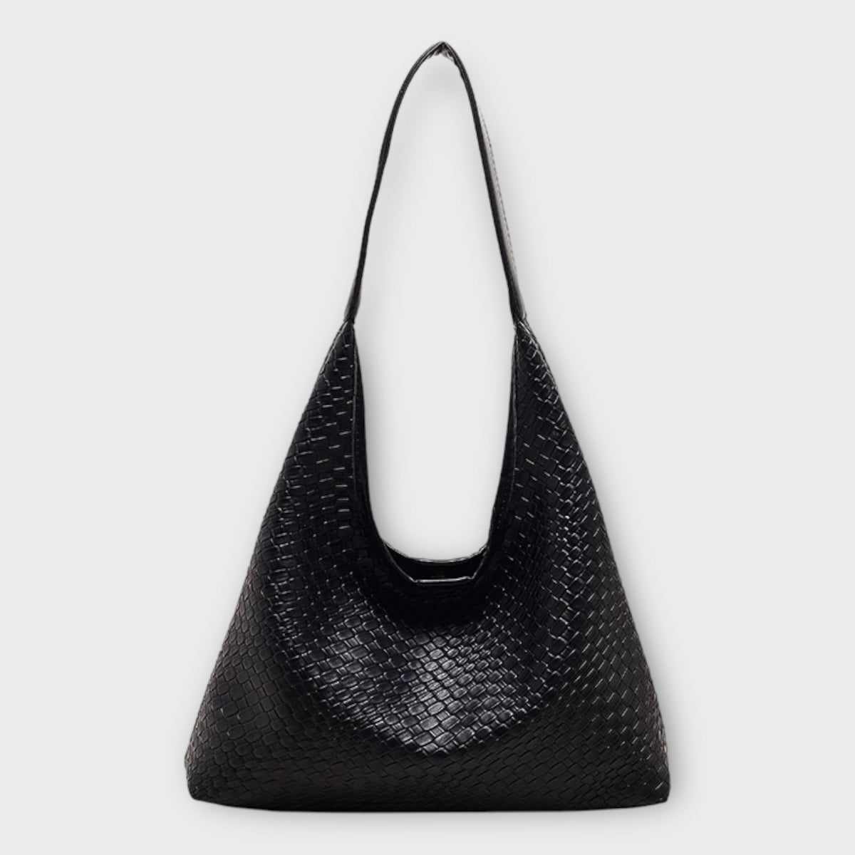 bags : Woven tote bag in Black van Pantino