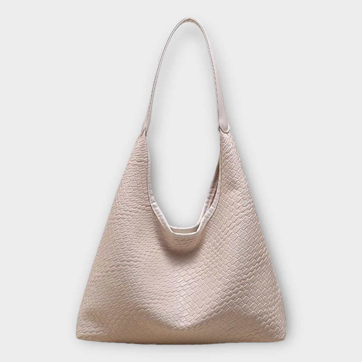 bags : Woven tote bag in Beige van Pantino