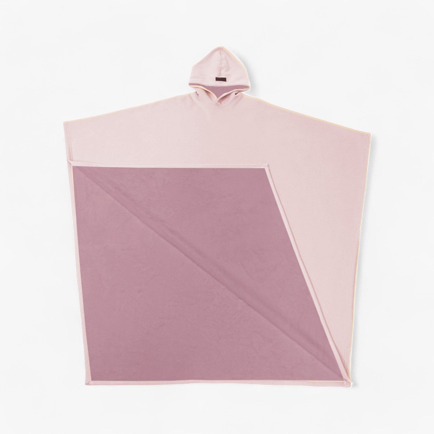 Lizett | Fleece Poncho met capuchon - Ultiem comfort en stijl- €25 : Lizett | Fleece Poncho met capuchon - Ultiem comfort en stijl in Rozenkwarts van Pantinoshop