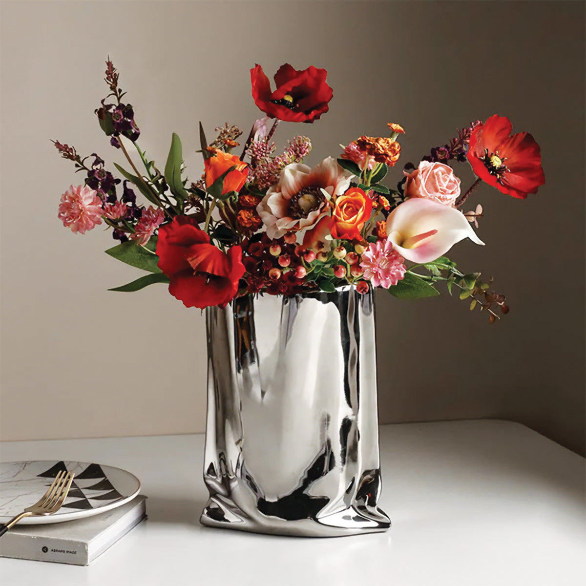 Omzoomd boeket | Eigentijdse decoratie, perfect voor elke kamer- €25 : Omzoomd boeket | Eigentijdse decoratie, perfect voor elke kamer in van Pantinoshop