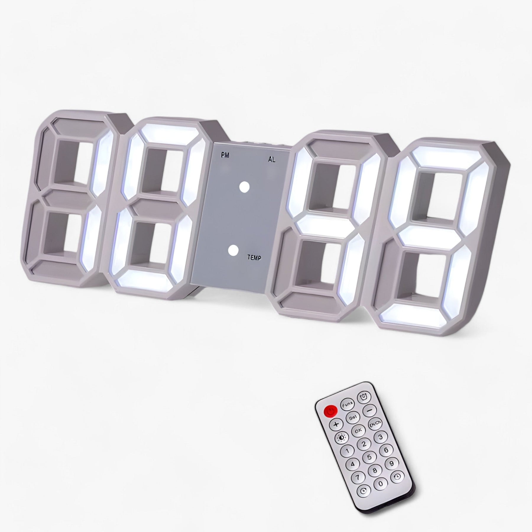 other : NordiClock | Wecker en digitale klok - Multifunctionele elektronische weergave in R wit van Pantinoshop