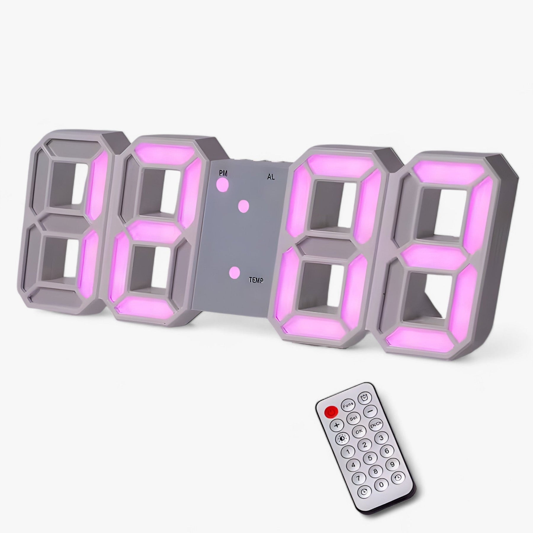 other : NordiClock | Wecker en digitale klok - Multifunctionele elektronische weergave in R wit paars van Pantinoshop