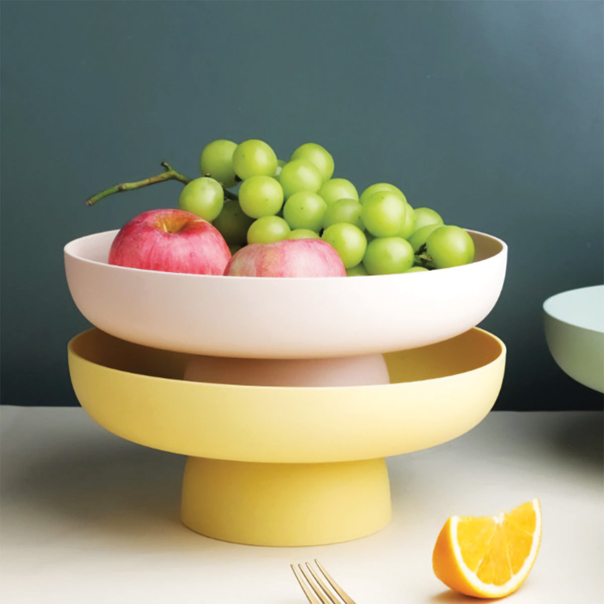 Chique en ronde fruitmand | Elegante en stevige opslag voor uw verse favorieten- €25 : Chique en ronde fruitmand | Elegante en stevige opslag voor uw verse favorieten in van Pantinoshop