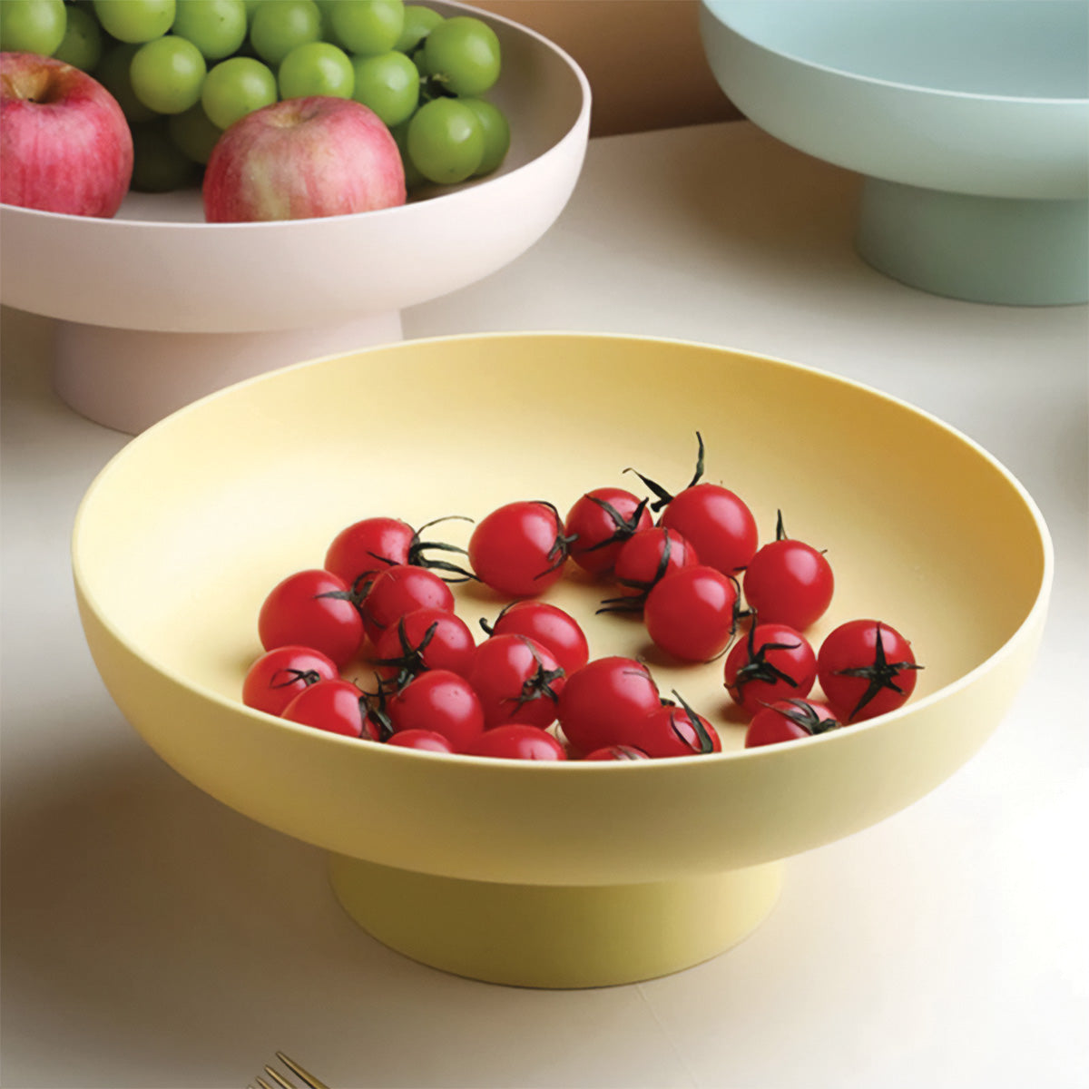 Chique en ronde fruitmand | Elegante en stevige opslag voor uw verse favorieten- €25 : Chique en ronde fruitmand | Elegante en stevige opslag voor uw verse favorieten in van Pantinoshop
