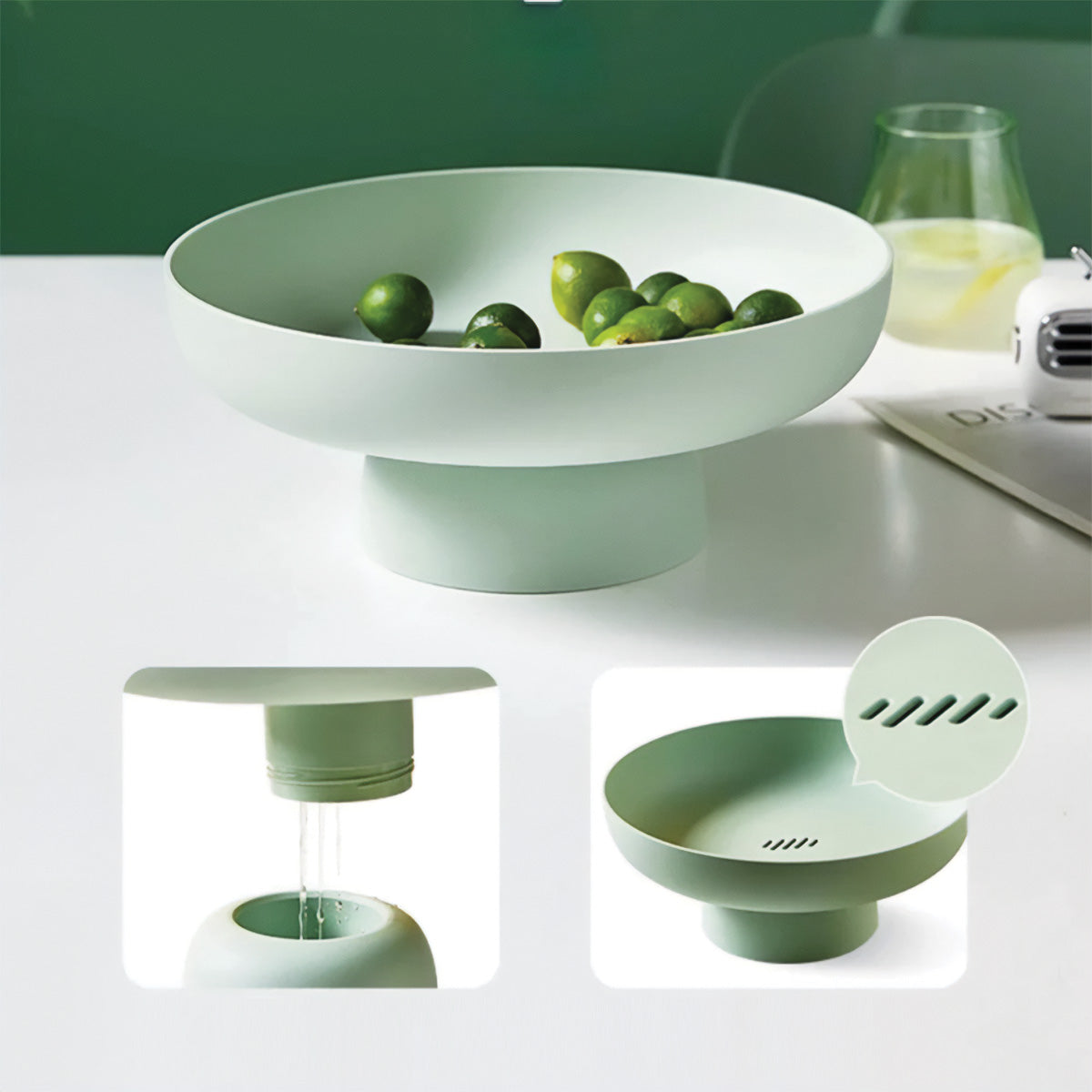 Chique en ronde fruitmand | Elegante en stevige opslag voor uw verse favorieten- €25 : Chique en ronde fruitmand | Elegante en stevige opslag voor uw verse favorieten in van Pantinoshop