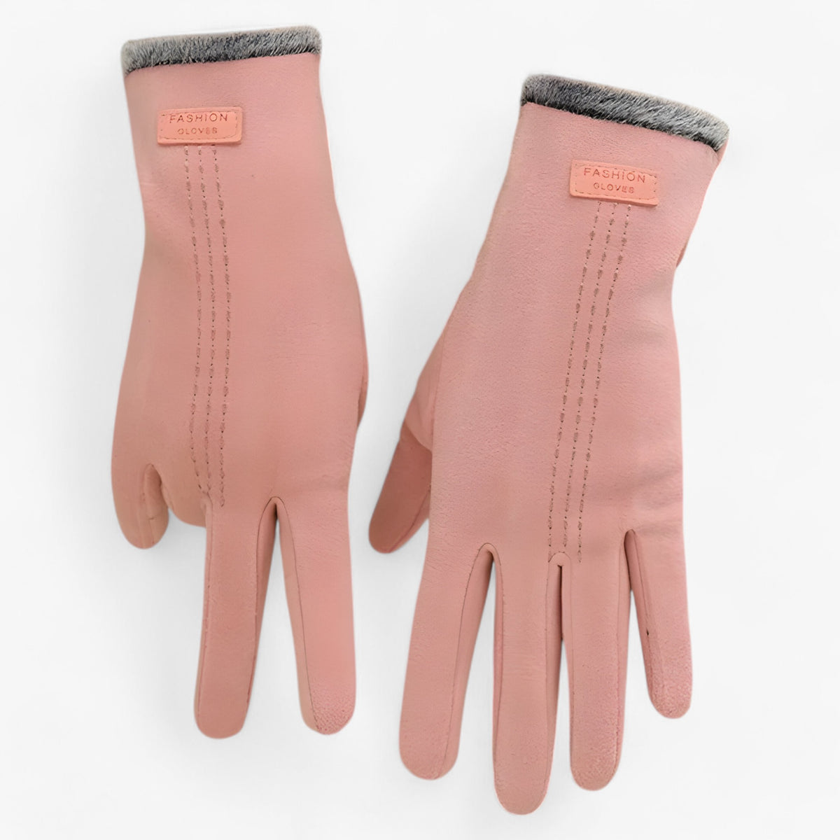 accessories : Anna | Vintage Winterhandschoenen - Warmte, Comfort & Touchscreen in Roze Eén Maat van Pantinoshop