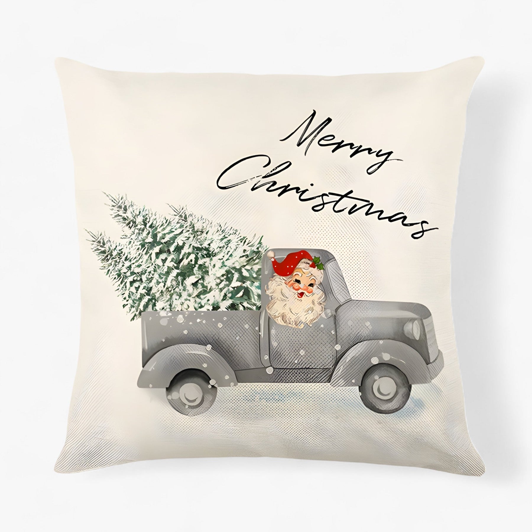 home & garden : Frosty | Housse de Coussin en Lin de Noël - Décor Festif et Confortable pour la Maison in 13 van Pantinoshop