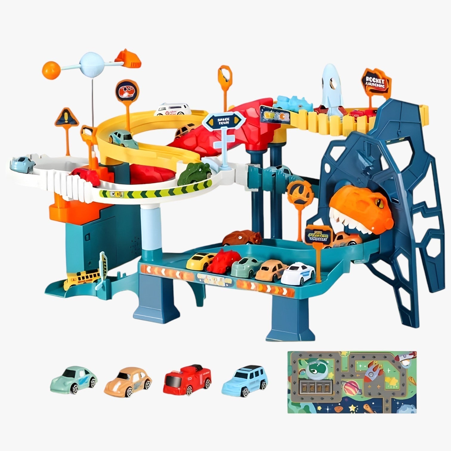 other : Koen | Space Car Race Track - Snelheid en avontuur voor kinderen in 4Cars Dinosaurusrum van Pantino