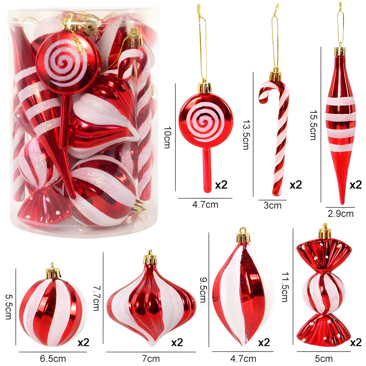 home & garden : Rood | Rode kerstballen - Feestelijke ornamenten en kerstcadeaus in van Pantinoshop