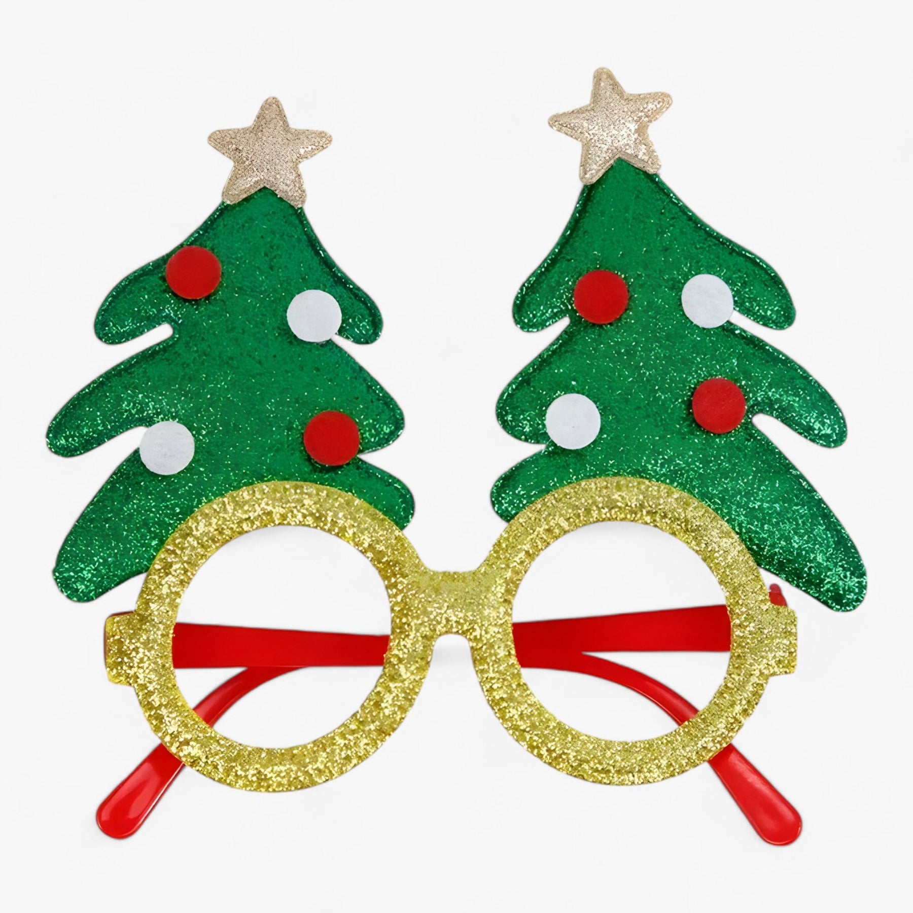 accessories : Feestelijke Celebrant | Kerstbril met Kerstman, Kerstboom en Sneeuwman - Leuk Accessoires voor Feestelijke Foto's in D van Pantinoshop