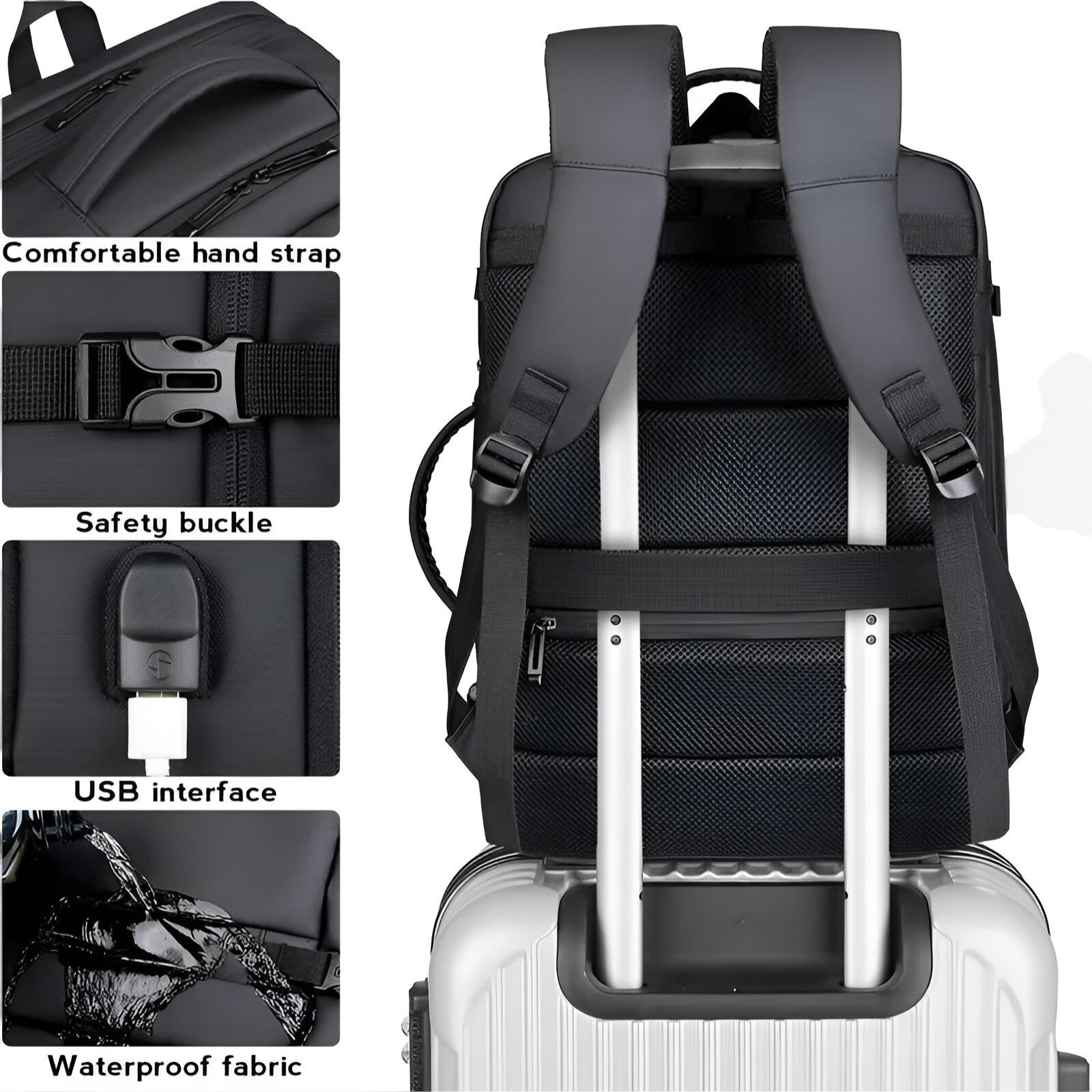bags : Finn | Reisrugzak met USB in van Pantinoshop