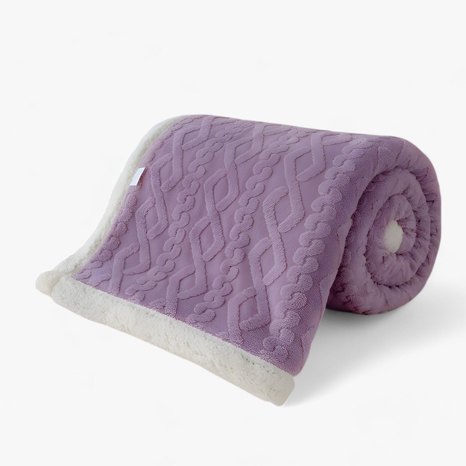 home & garden : Nora | Dubbel Dikke Winterdeken - Super Zacht en Warm in Paars van Pantinoshop
