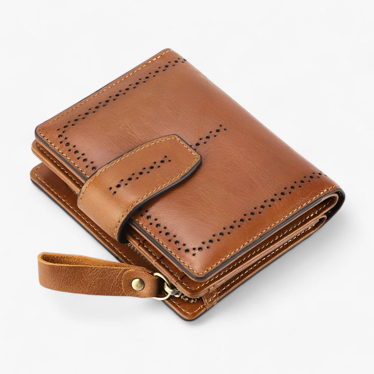 bags : Ada| Compacte handtas voor dames - RFID-blokkering met rits in van Pantino