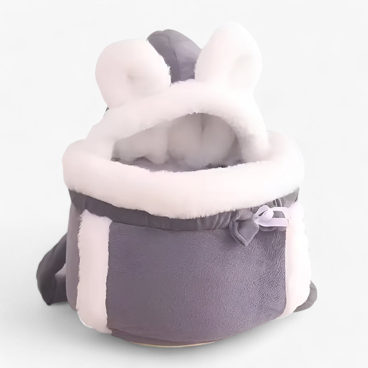 pets : CozyPet | Warme Pluche Huisdier Draagtas – Comfortabel & Veilig voor Onderweg in GRIJS van Pantinoshop