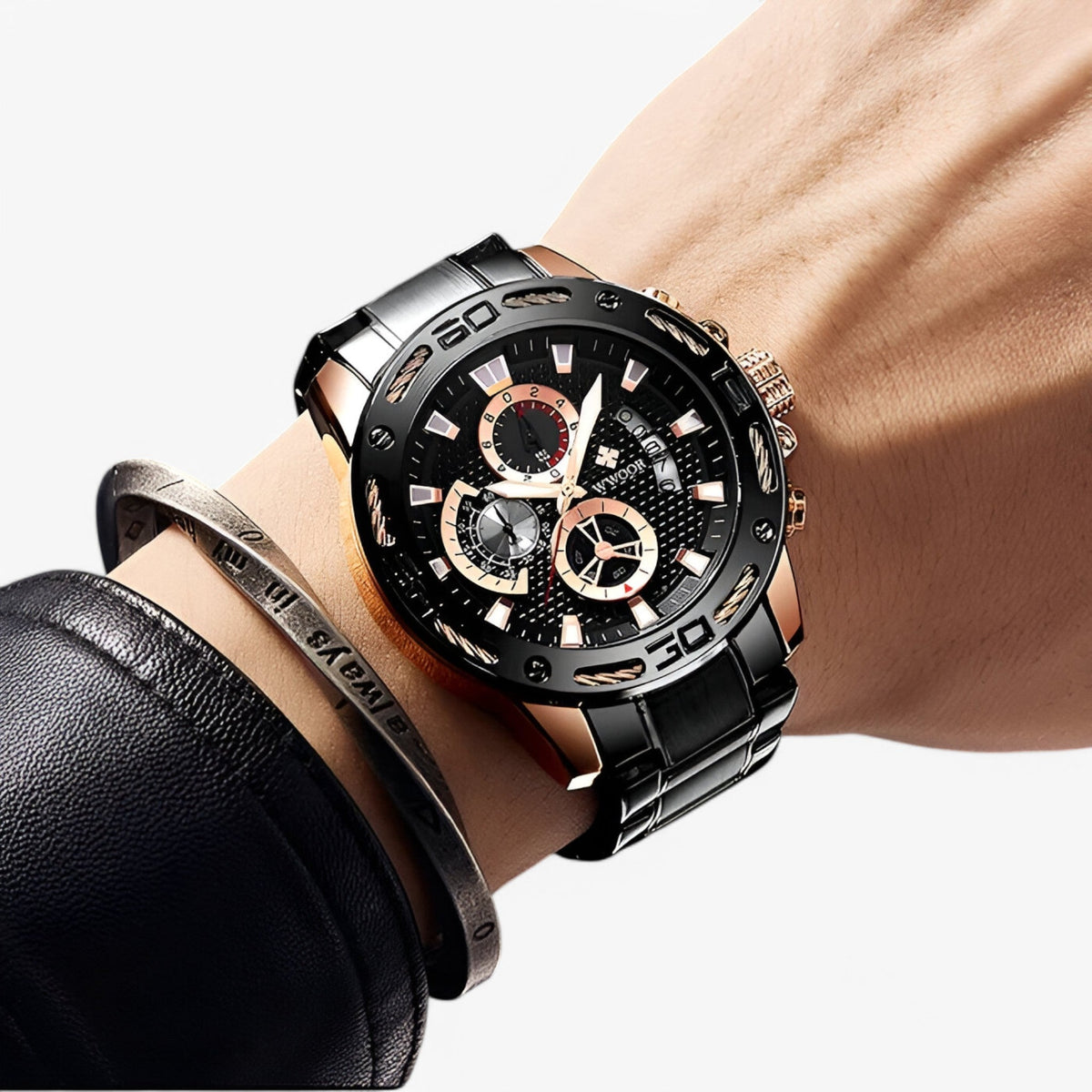 watches : Linus | Luxe Chronograafhorloge van Roestvrij Staal in van Pantinoshop