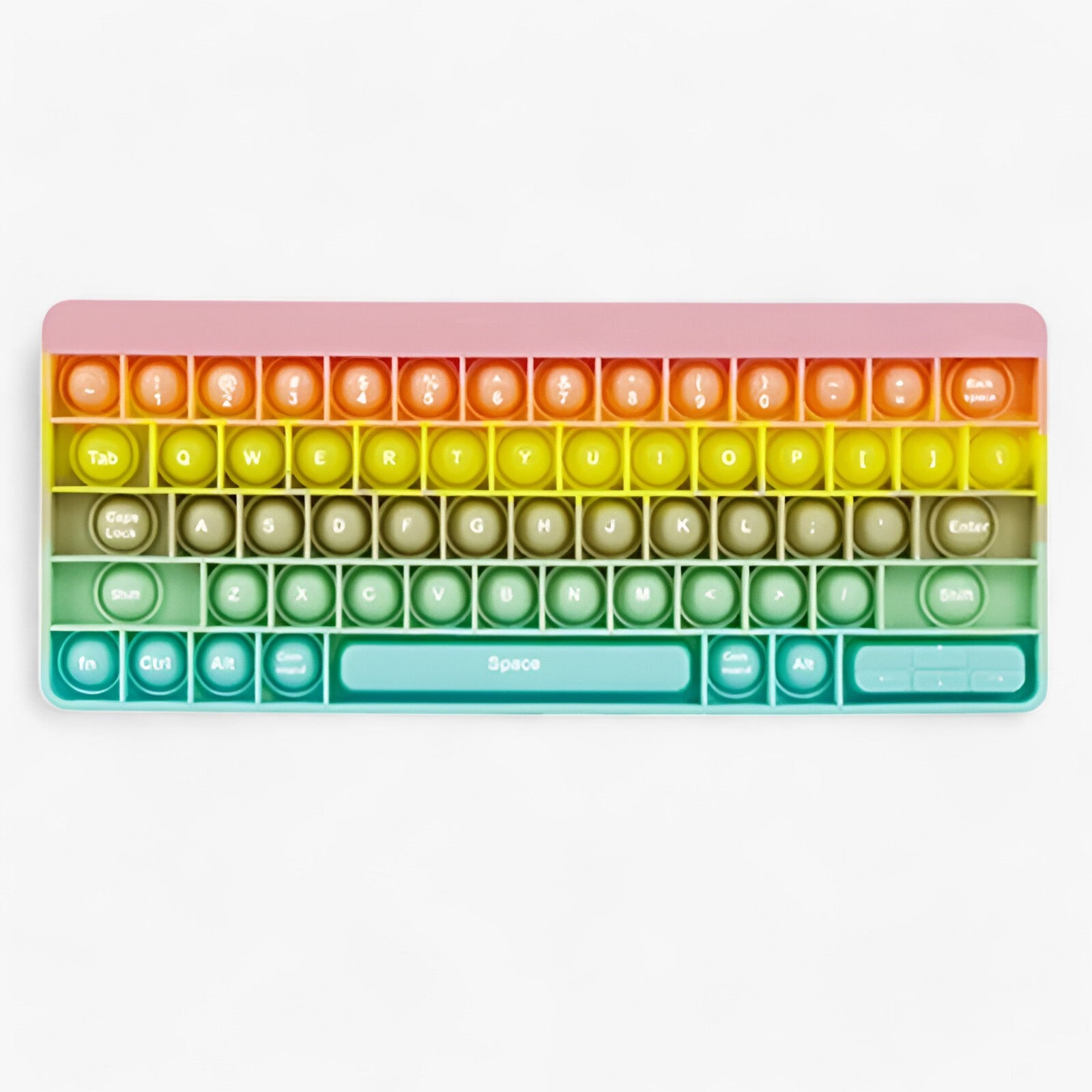 gadgets : Kyle | Regenboog Fidget Toetsenbord - Stressvrij Speelplezier in Snoep van Pantinoshop