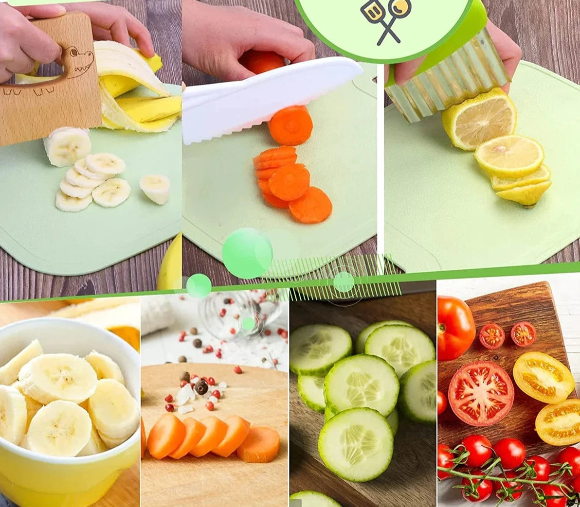 home & garden : LittleChefs™ Knives Set: Waar Veiligheid En Plezier Samenkomen in van Pantino