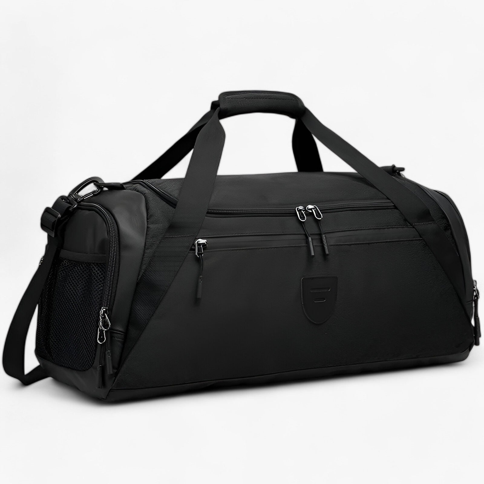 Lance | Multifunctionele Gymtas met Scheidingsvakken - €25 : Lance | Multifunctionele Gymtas met Scheidingsvakken in Zwart van Pantinoshop