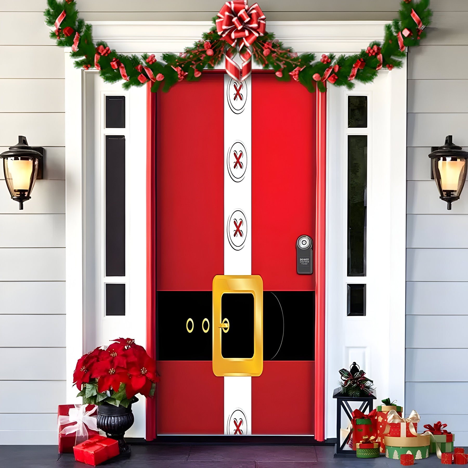 home & garden : HolidayCheer | Kerst Achtergrondbanner van Polyester - Creëer een Feestelijke Sfeer voor Uw Decoraties in Stijl-5 van Pantinoshop