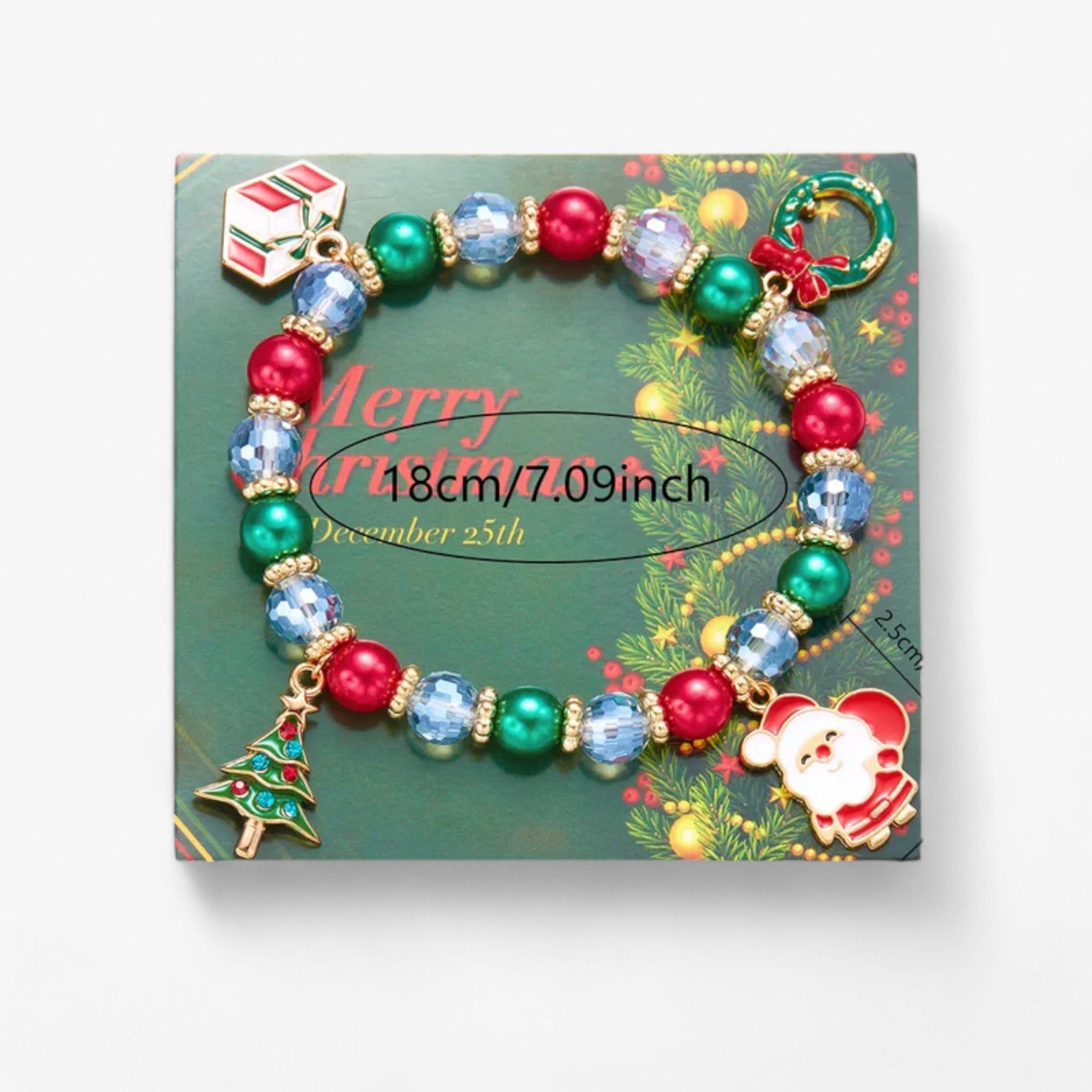 accessories : Feestelijke Sieraden | Armbanden van Rode en Groene Harsparels – Trendy Kerstaccessoires voor Mannen en Vrouwen in 6 van Pantinoshop