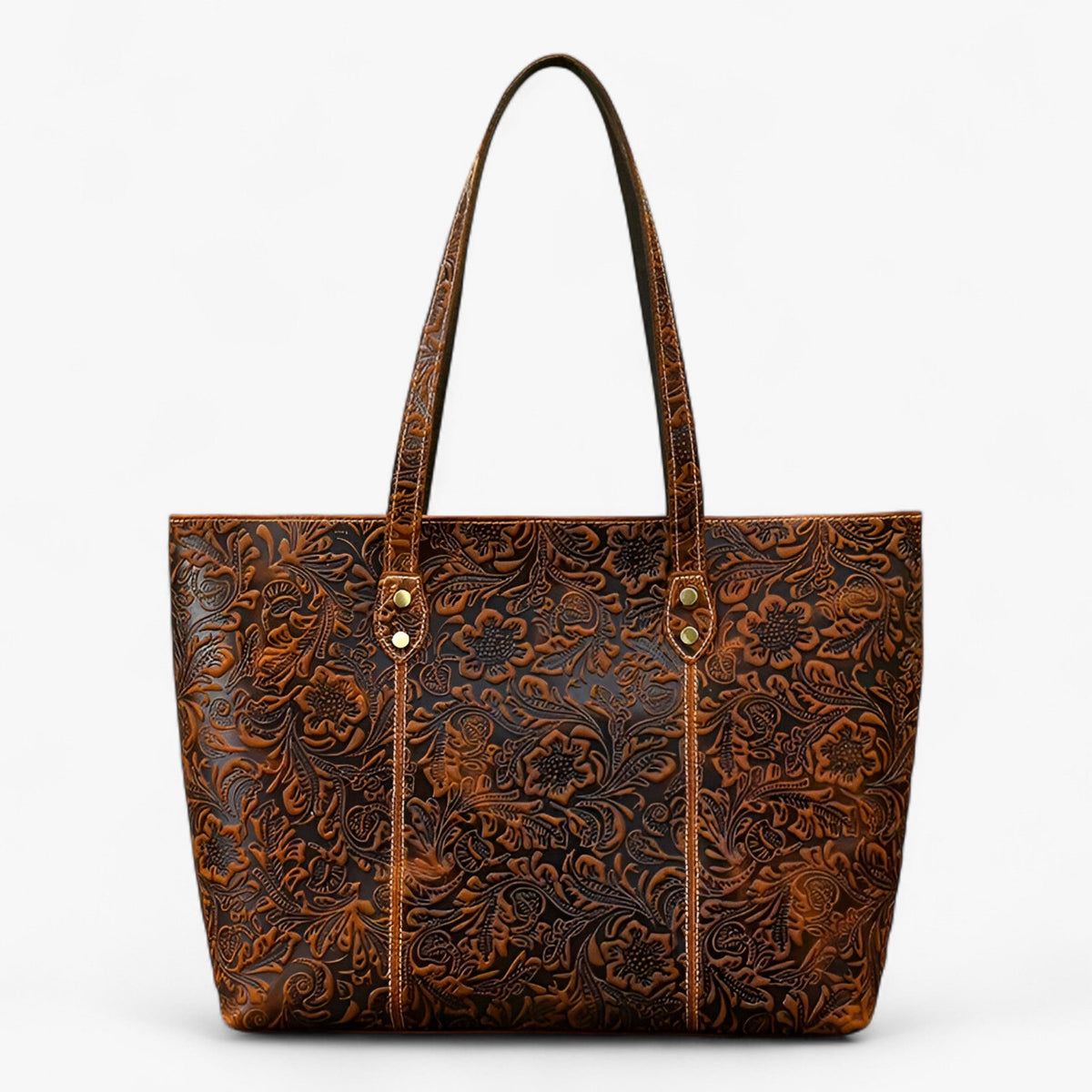 bags : Astrid | Tote Bag – Elegant en praktisch in Bruin van Pantinoshop