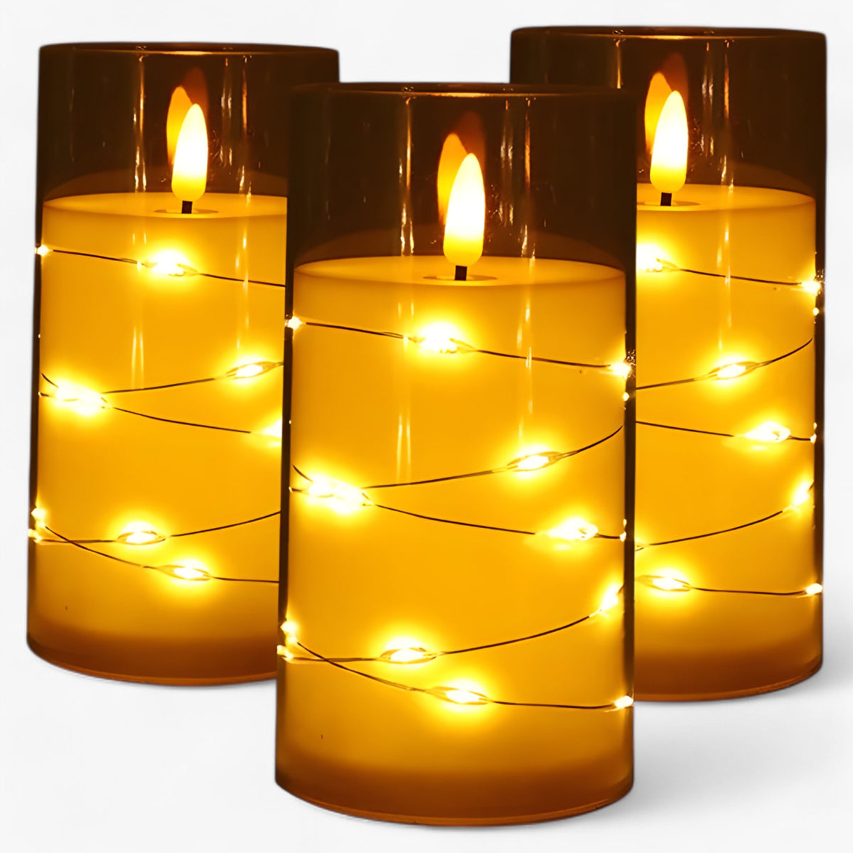 home & garden : Nina | Elektronische Kaars - Sfeervolle verlichting in van Pantinoshop