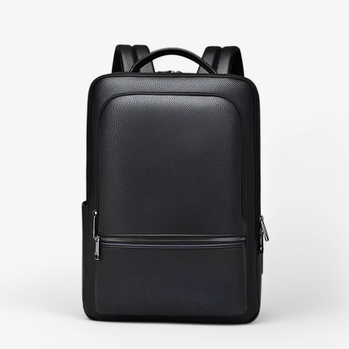 bags : Emil | Leren Rugzak met USB in Zwart-B van Pantinoshop