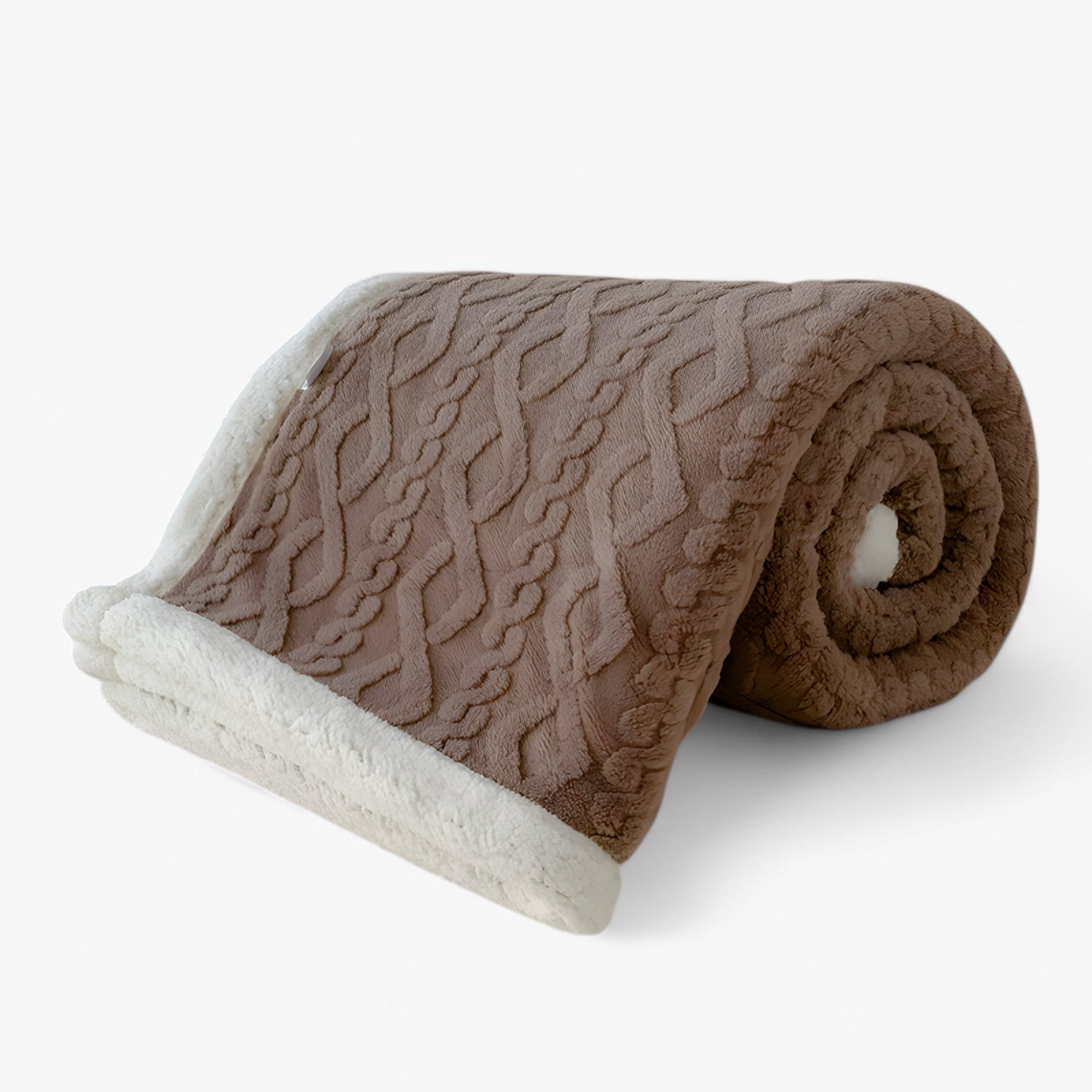 home & garden : Nora | Dubbel Dikke Winterdeken - Super Zacht en Warm in Bruin van Pantinoshop