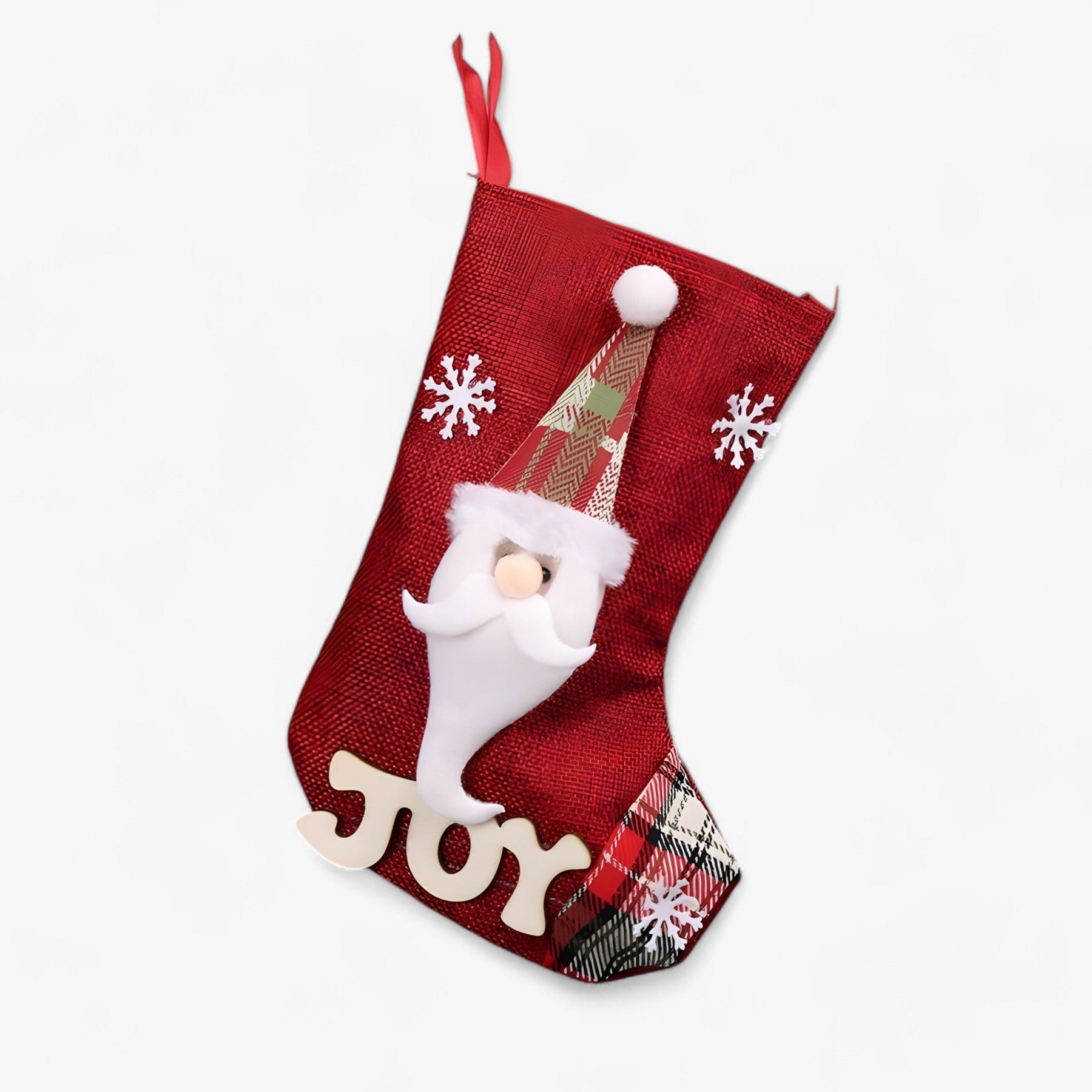 home & garden : Amma | Kerstklaar Sokken Sneeuwman - Feestelijke Decoratie voor het Huis in Rood van Pantinoshop