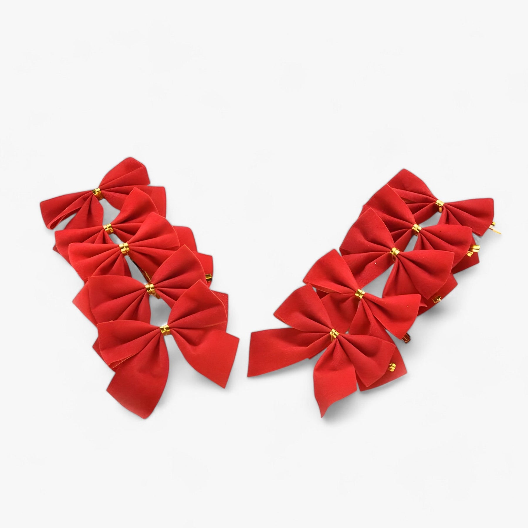 home & garden : Kerstdecorateur | 12 Rode Strikken - Festieve en Elegante Decoratie voor de Kerstboom in van Pantinoshop