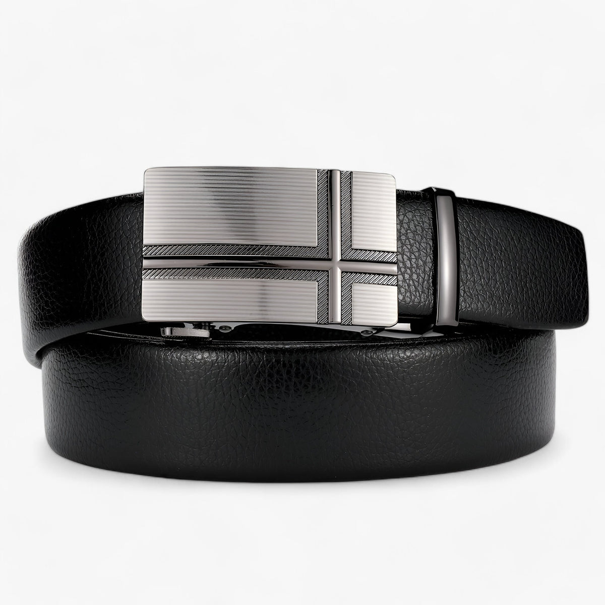 accessories : Ryan | Veelzijdige PU-leren Riem in Zwart van Pantinoshop