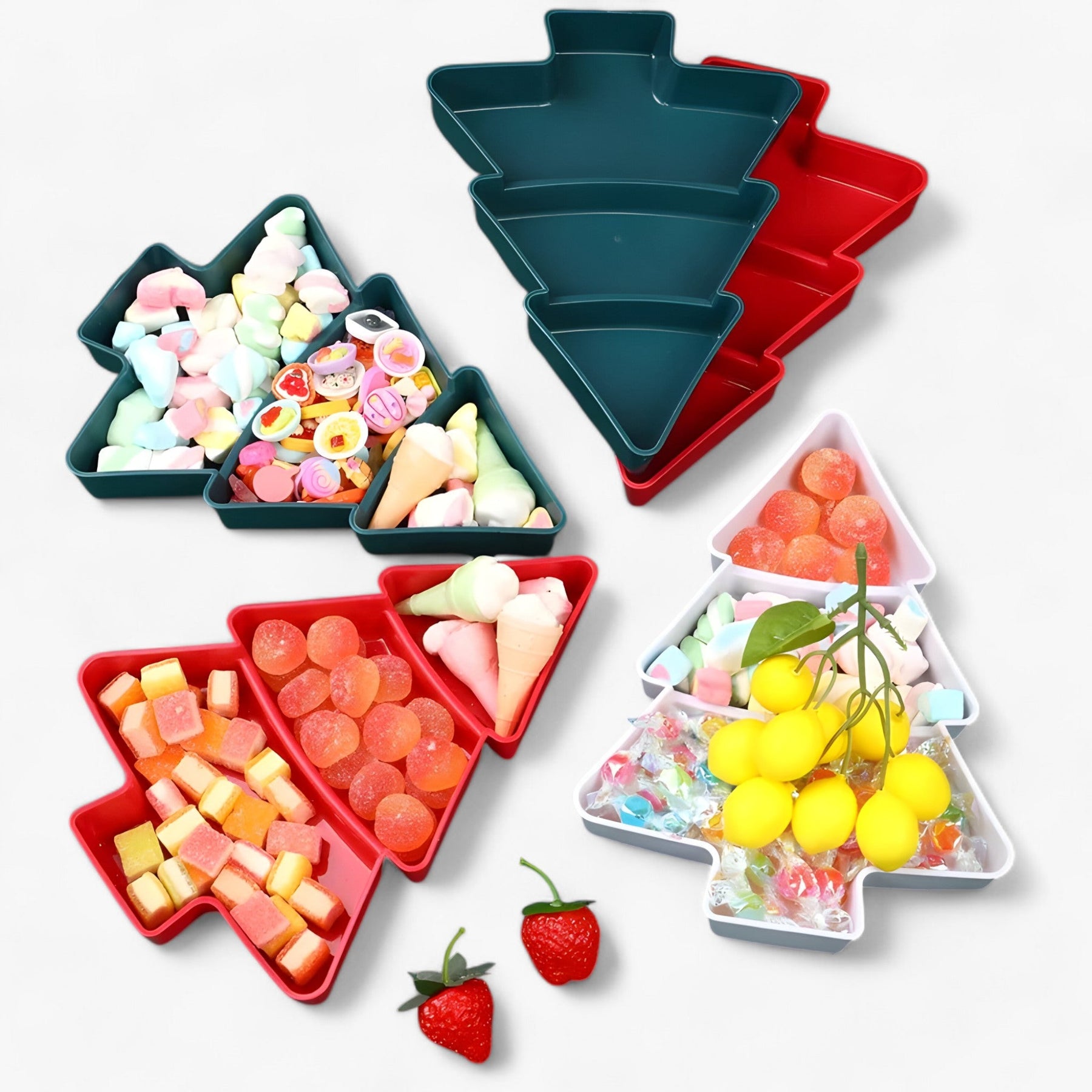 home & garden : Feestelijk | Kerstboomvormige fruitschaal - perfecte decoratie voor de feesttafel in van Pantino