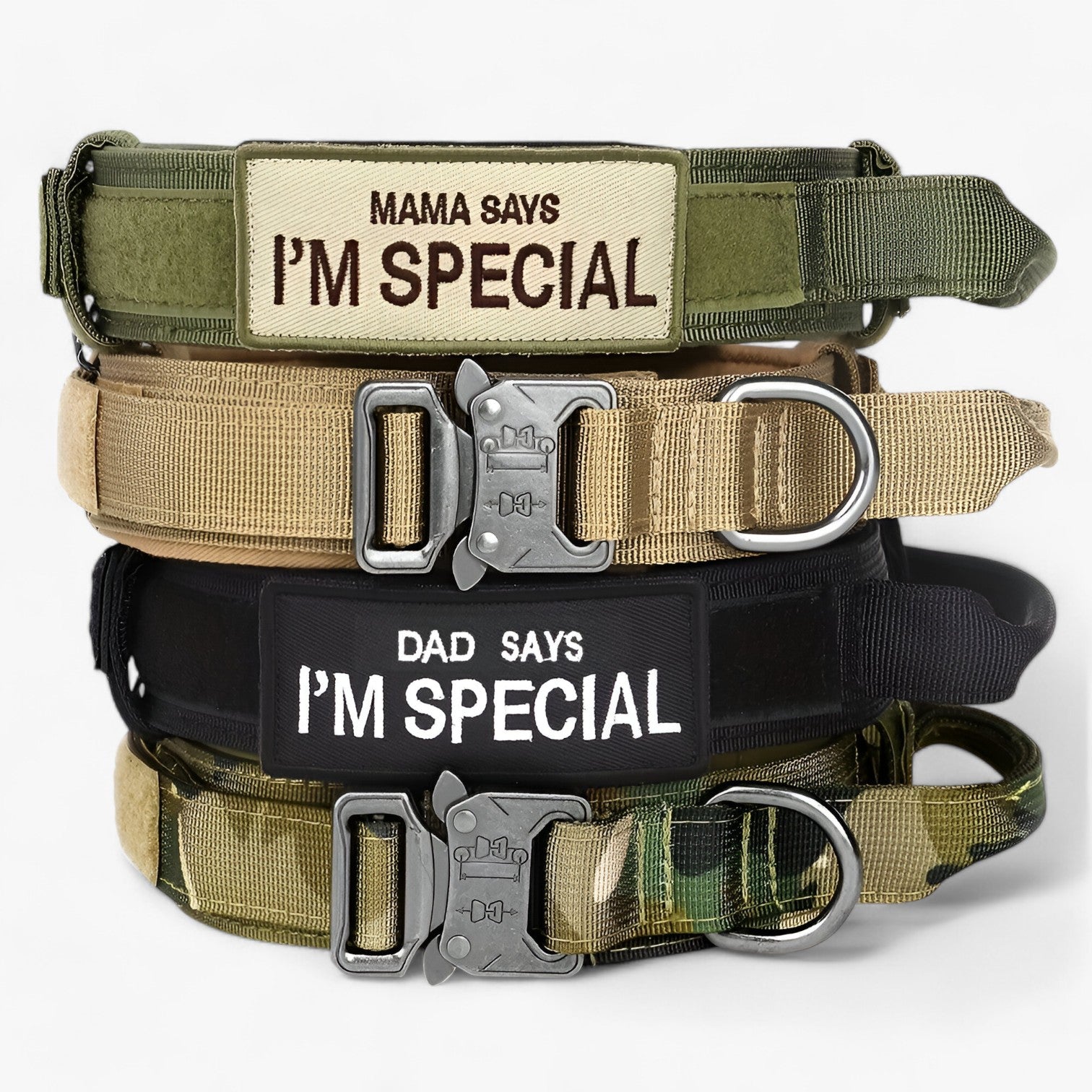 pets : Brodie| Tactisch hondenhalsband met handvat voor training in van Pantinoshop
