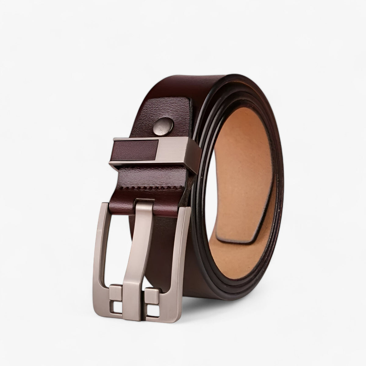 men's fashion : Jasper | Klassieke Leren Business Riem in koffie van Pantinoshop