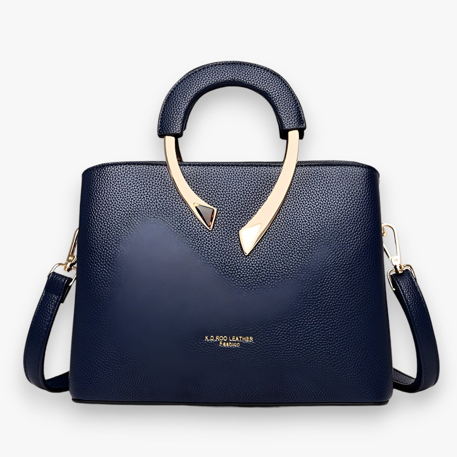 Elvira Luxe Leren Draagtas met Veelzijdig Ontwerp - €25 : Elvira Luxe Leren Draagtas met Veelzijdig Ontwerp in Blauw van Pantinoshop