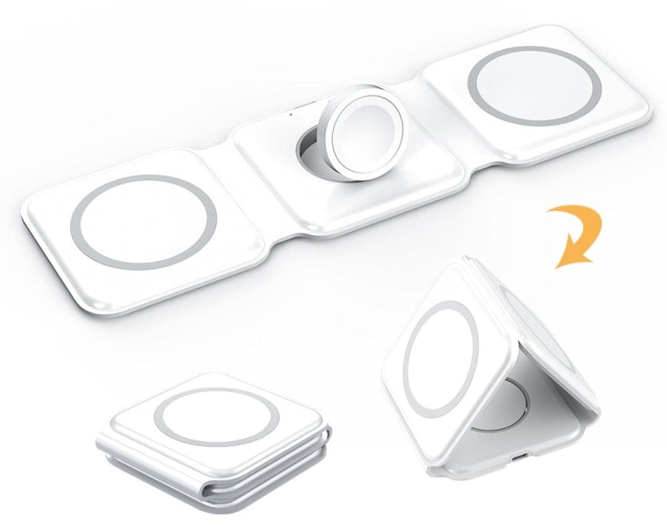 gadgets : 3-in-1 Draadloze oplader - Eén oplader voor je smartphone, smart watch en oordopjes in van Pantino