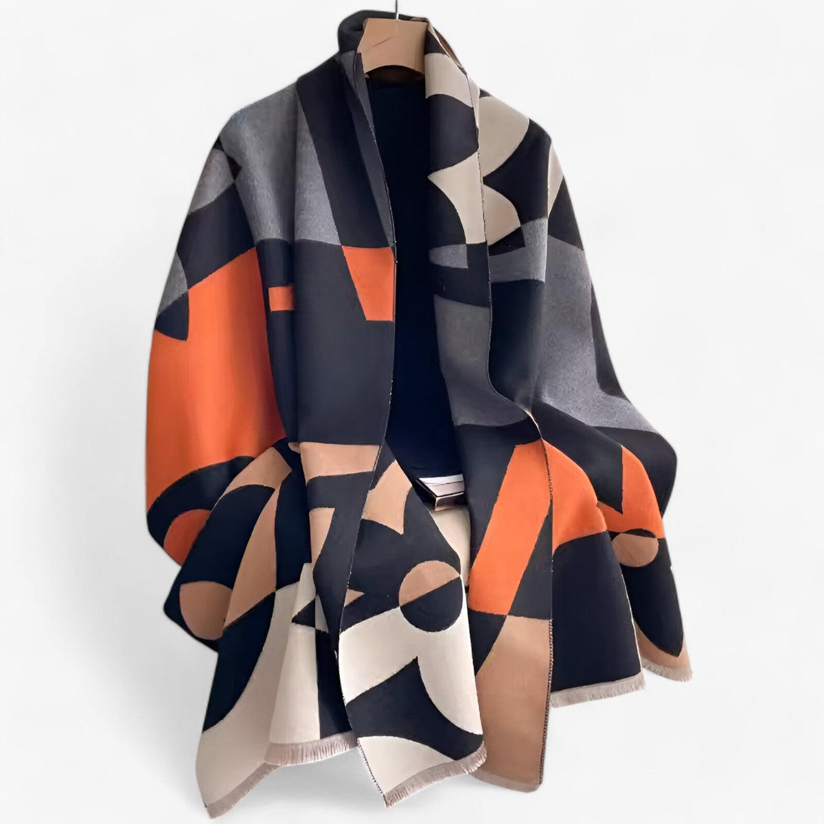 accessories : Livia | Bloemige Pashmina Sjaal – Warme Elegantie voor Herfst en Winter in C1 180x65cm van Pantinoshop