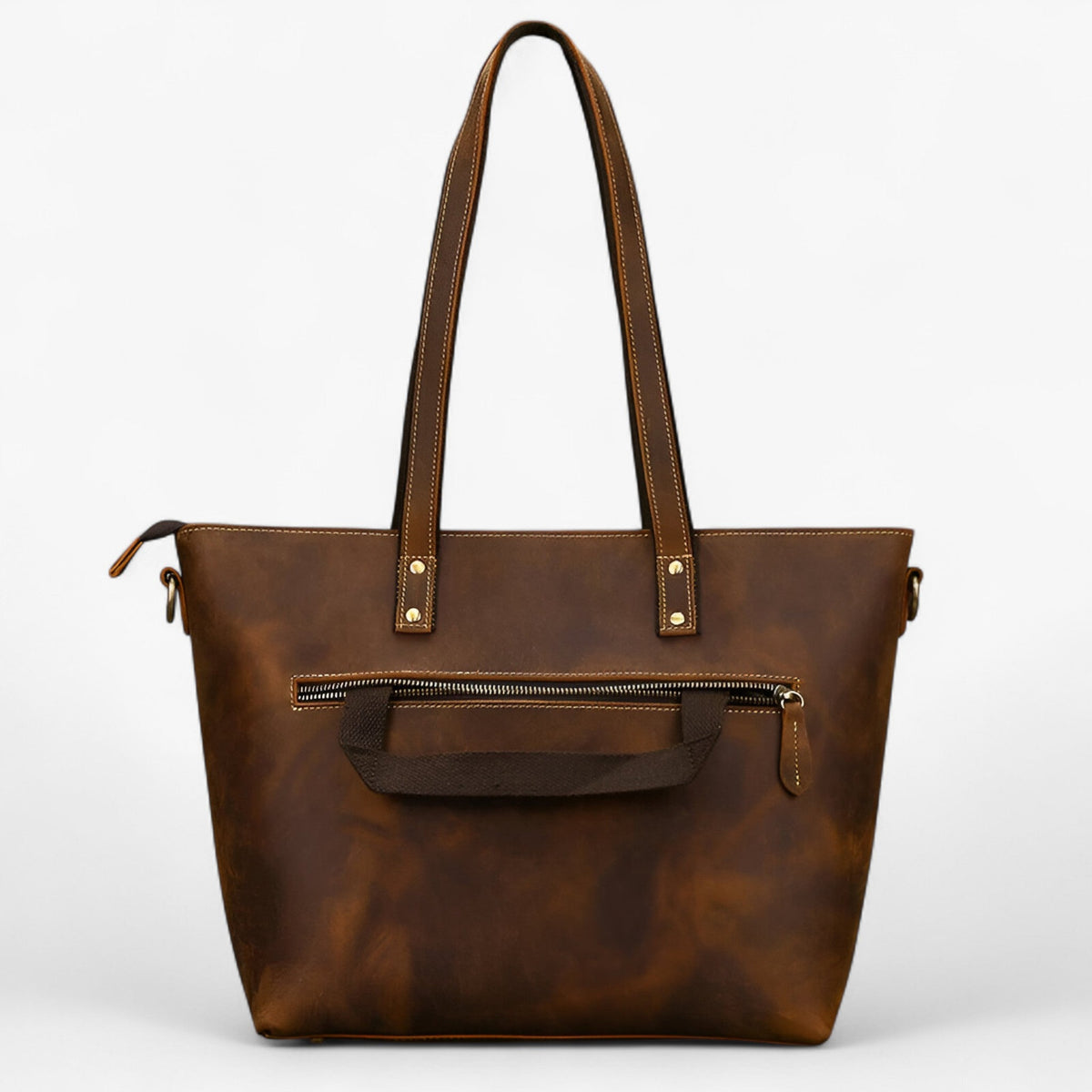 bags : Elegante Echte Lederen Tote Tas voor Vrouwen – Ruim & Lichtgewicht Ontwerp in van Pantinoshop