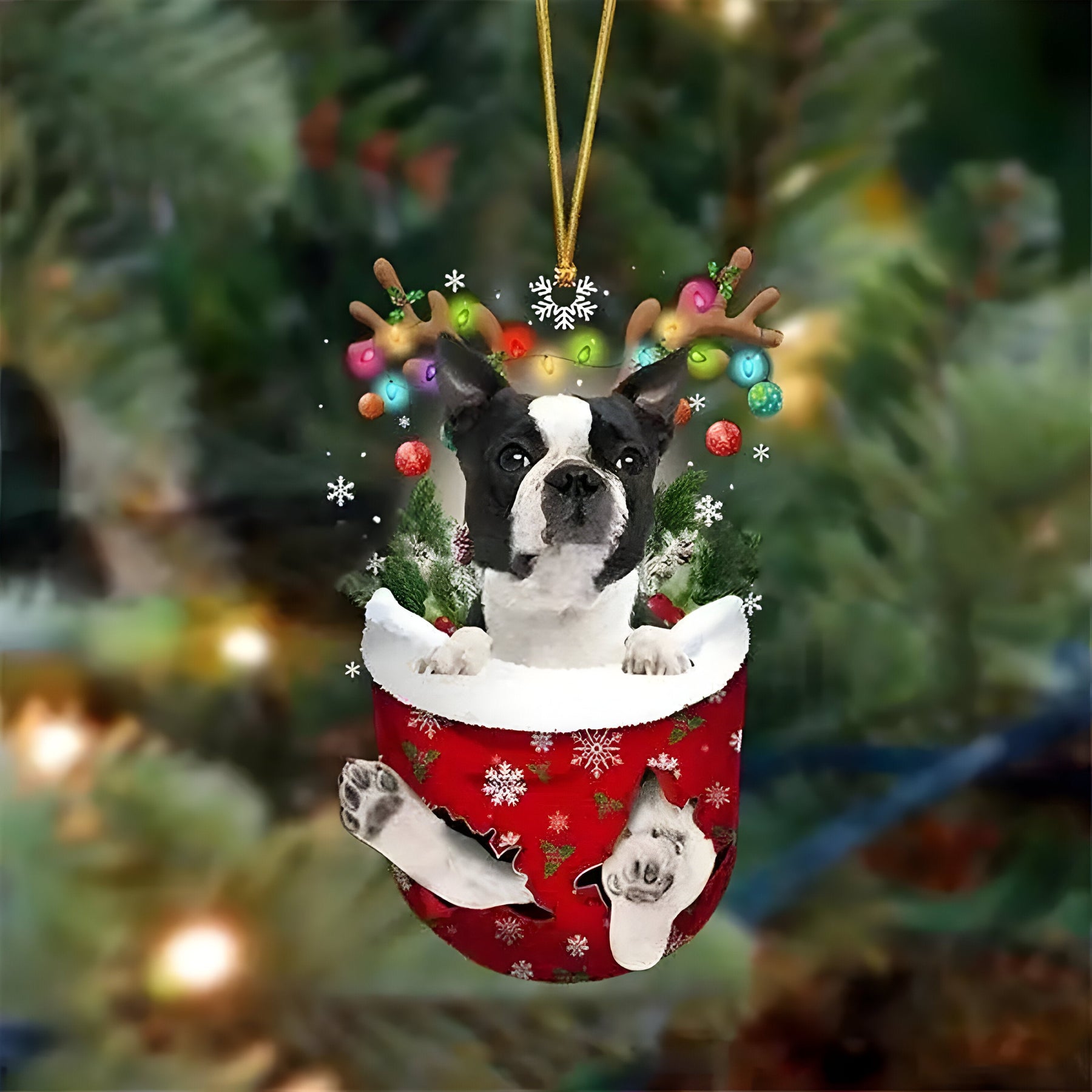 pets : Schattige Pupp Decoratie | Kerstboom Hangertje Hond - Feestelijke Charme en Cadeau voor Hondenliefhebbers in Stijl G van Pantinoshop