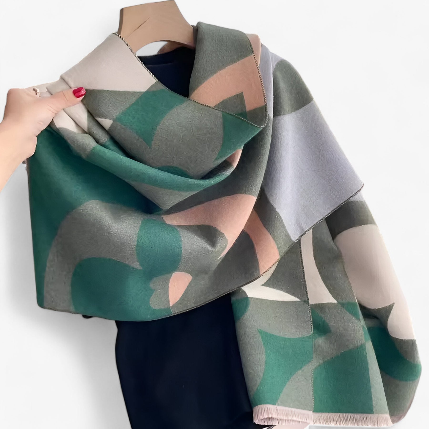Livia | Bloemige Pashmina Sjaal – Warme Elegantie voor Herfst en Winter - €25 : Livia | Bloemige Pashmina Sjaal – Warme Elegantie voor Herfst en Winter in C5 180x65cm van Pantinoshop