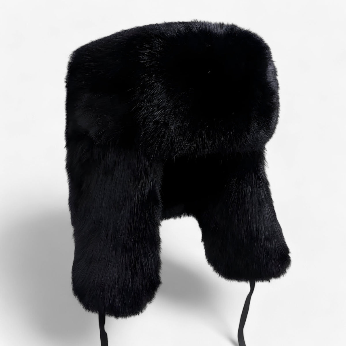 men's fashion : Fordy | Vintage Baseballpet - Stijlvolle Warmte en Oorbescherming in Zwarte Premium Konijn van Pantinoshop