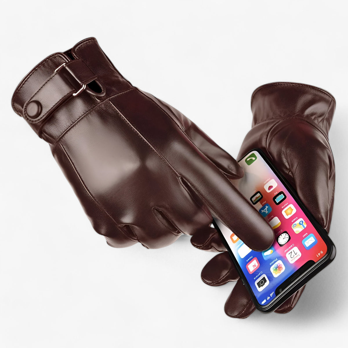 men's fashion : Ken | Warme Leren Winterhandschoenen in van Pantinoshop