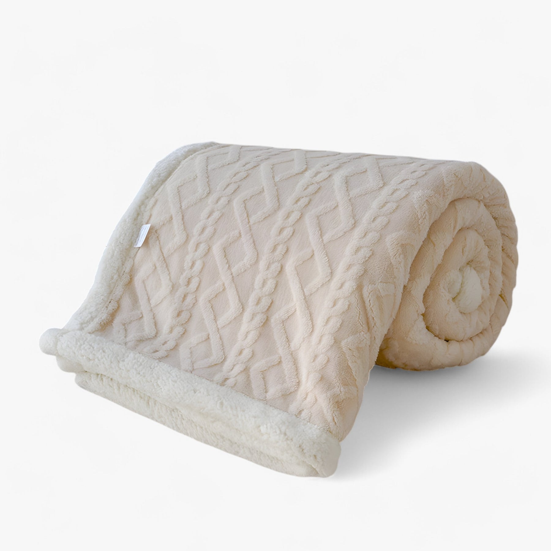 home & garden : Nora | Dubbel Dikke Winterdeken - Super Zacht en Warm in Beige van Pantinoshop