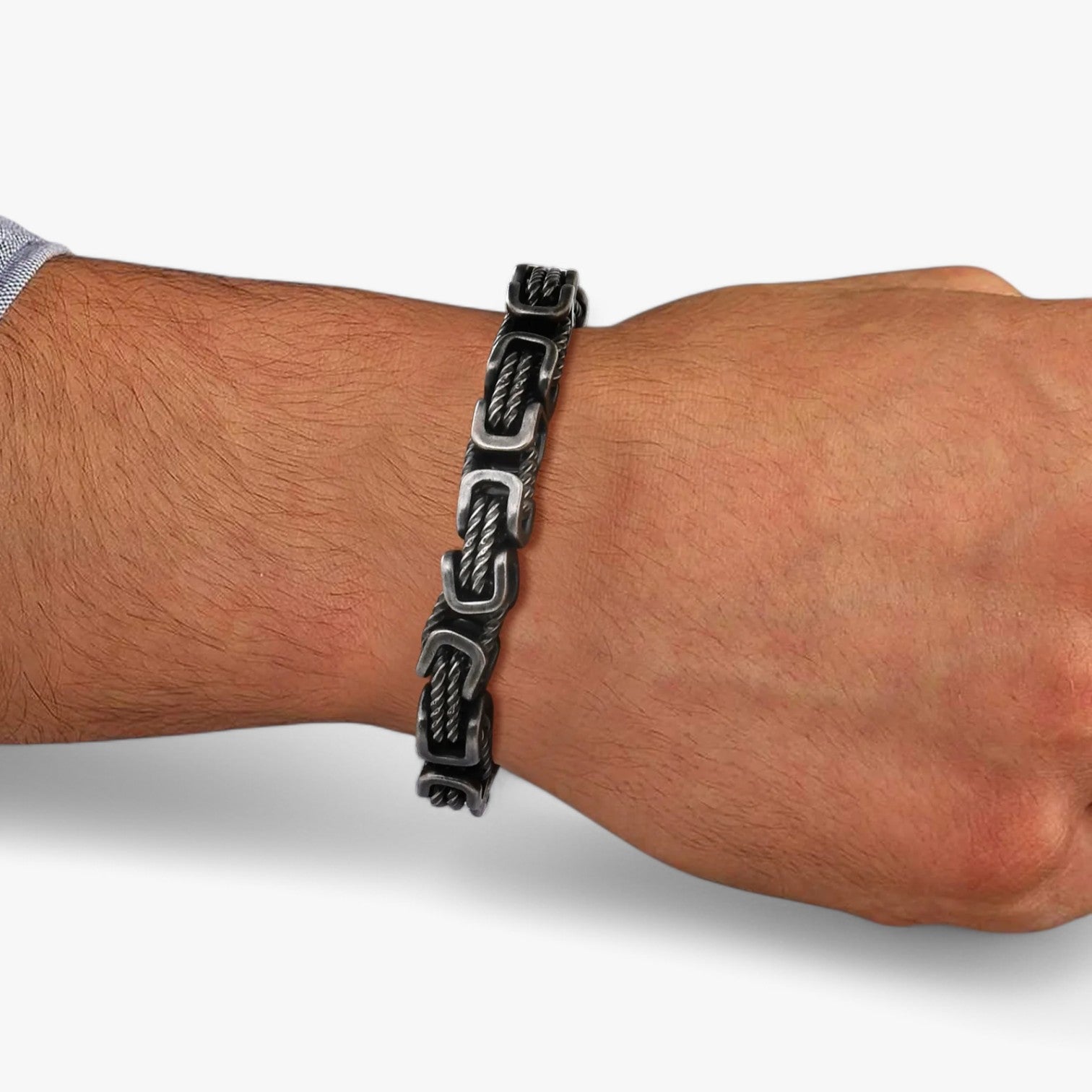 accessories : Floris | Robuust en Tijdloos - Grote Mannen Armband in van Pantinoshop