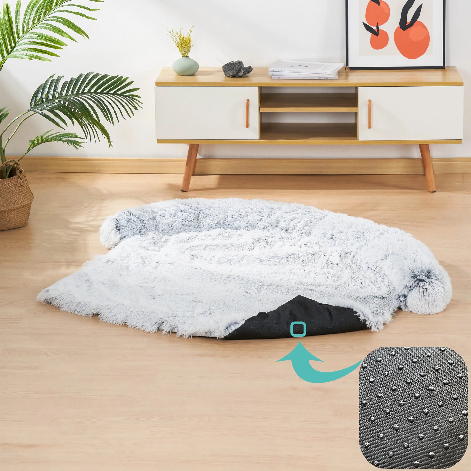 pets : Quishy - Wasbaar Huisdier Sofa Pluche Deken in van Pantino
