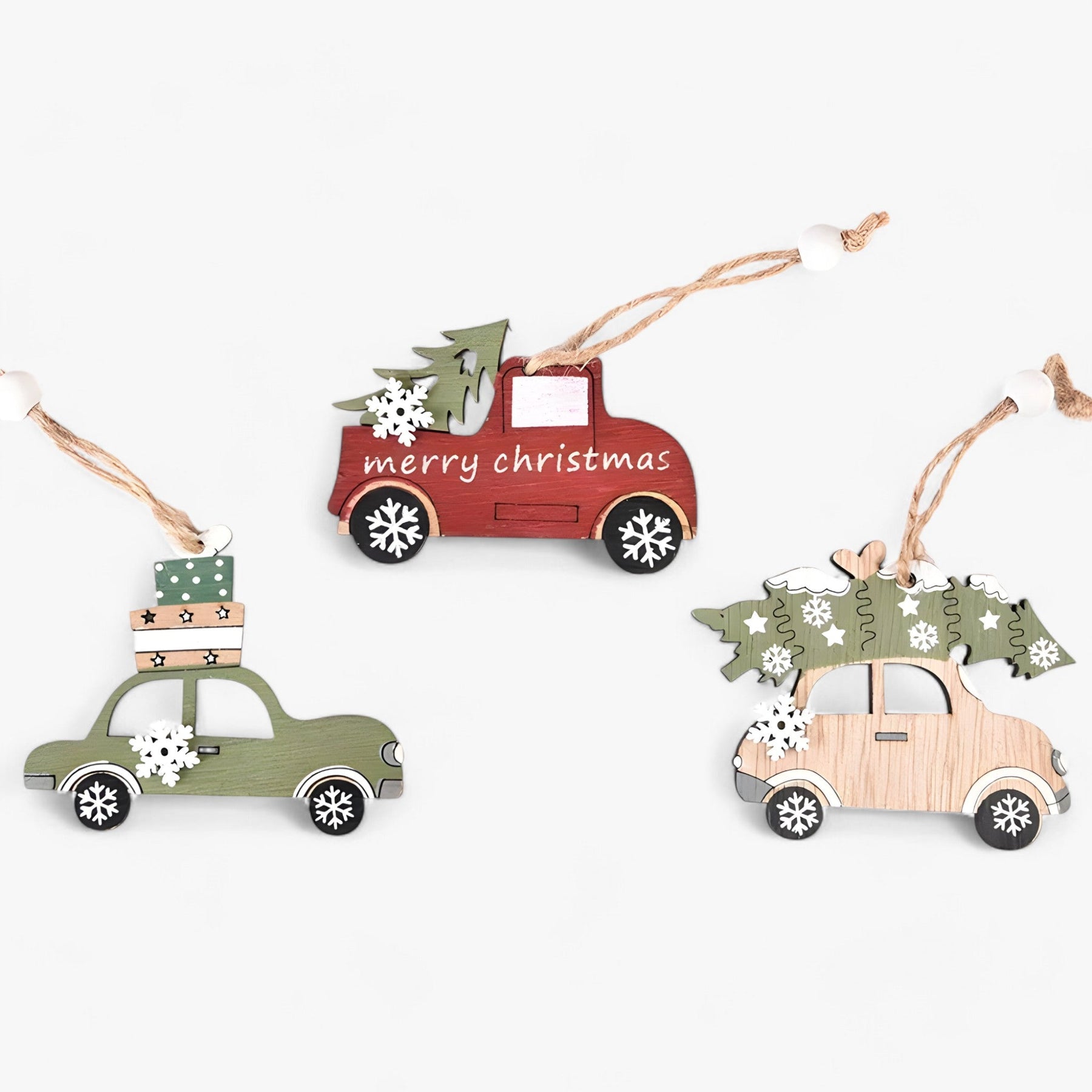 home & garden : Eigenzinnigheid | Kerst houten treinornament - feestelijk decor en cadeau voor kinderen in Stijl16 van Pantino