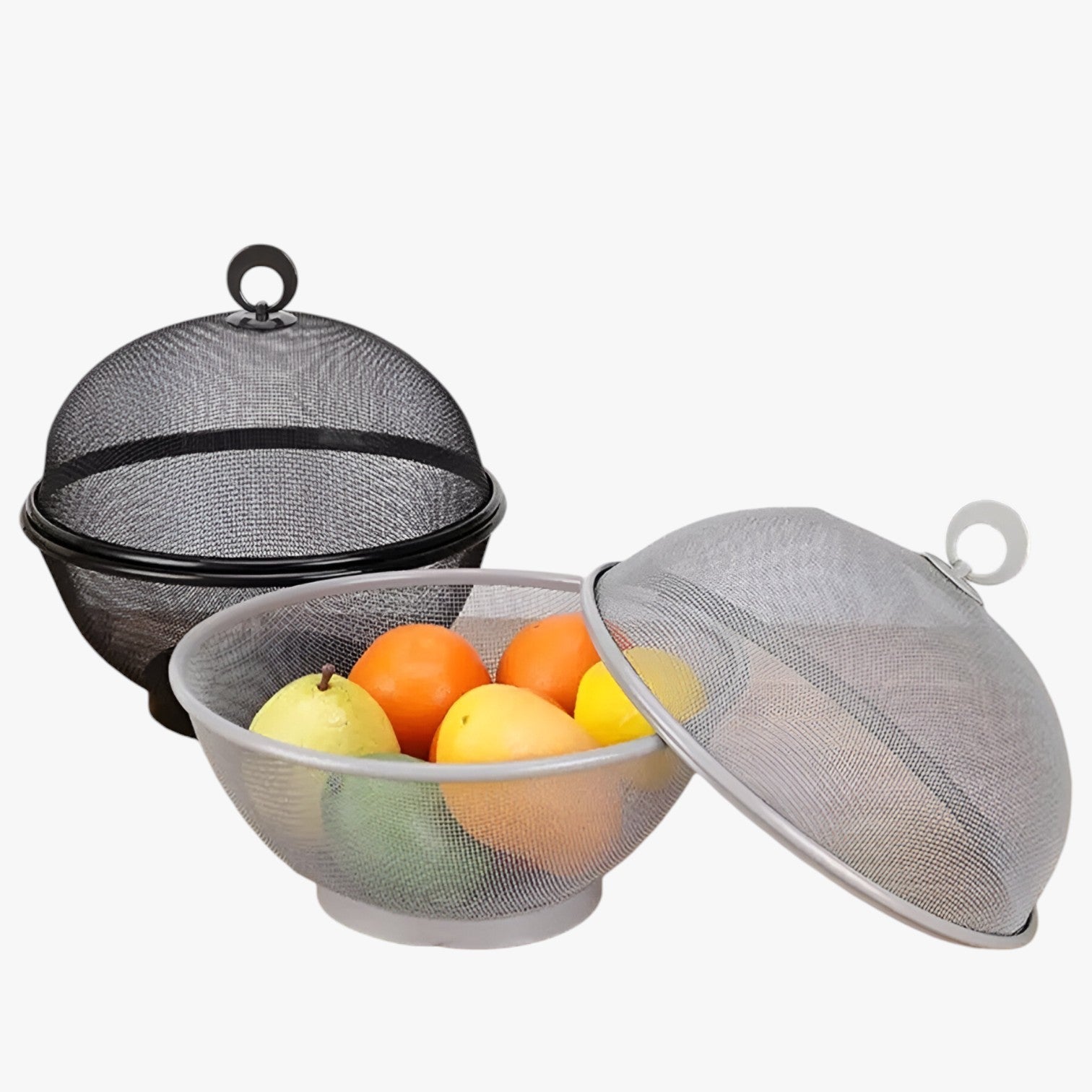 home & garden : Edith | Vliegvrij & Ruim: RVS Fruitschaal met deksel en groot volume in van Pantinoshop