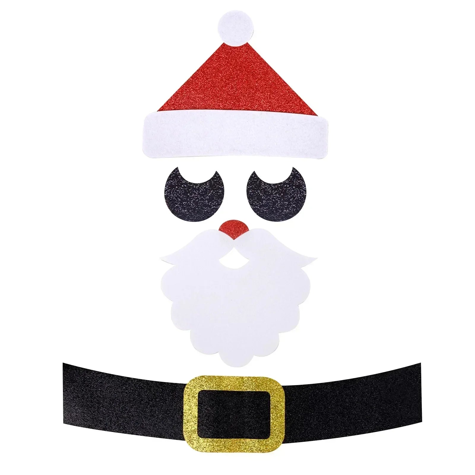 home & garden : Fristy | Kerstviltstickers voor deuren en ramen - Feestelijke decoratie voor thuis in Kerstman van Pantino