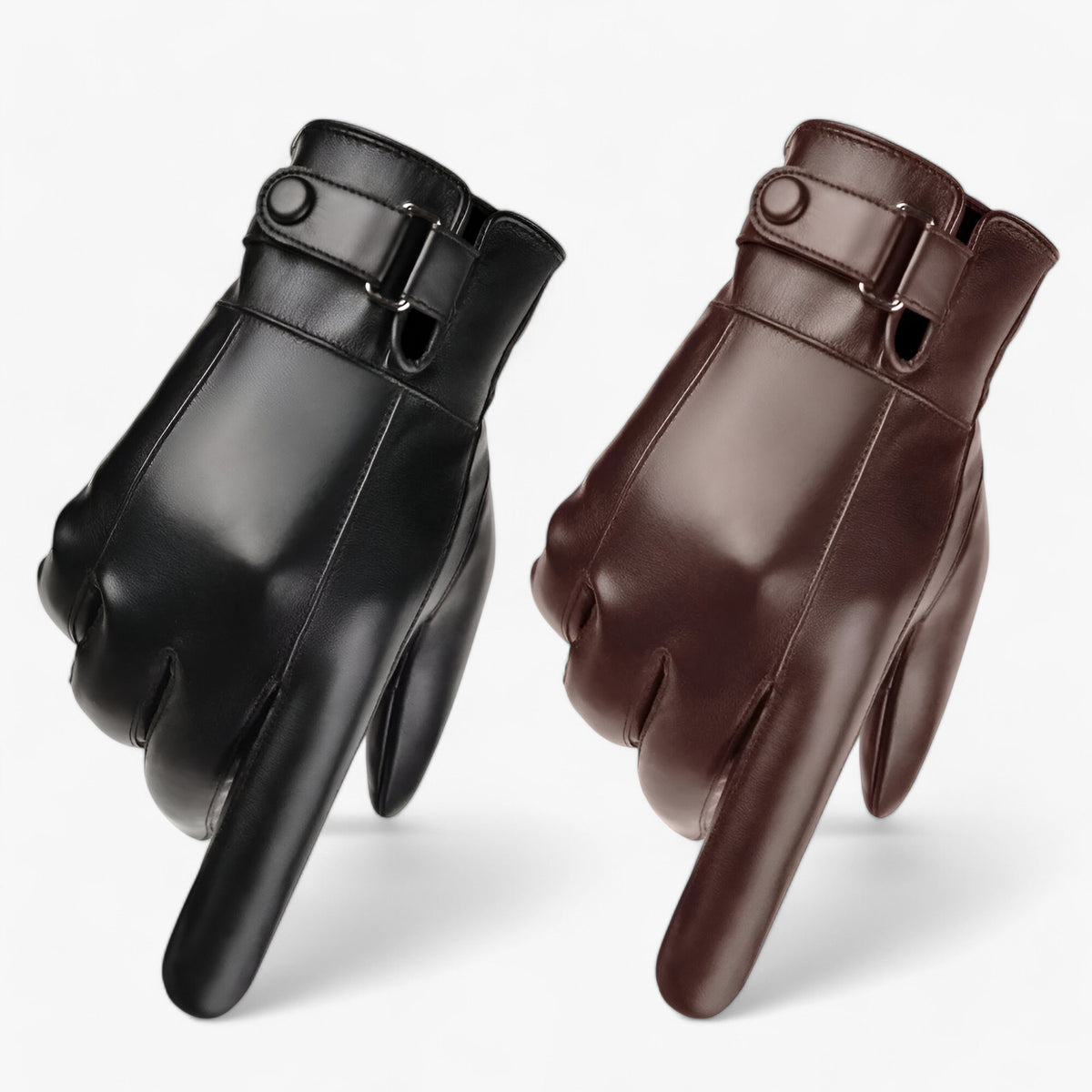 men's fashion : Ken | Warme Leren Winterhandschoenen in van Pantinoshop